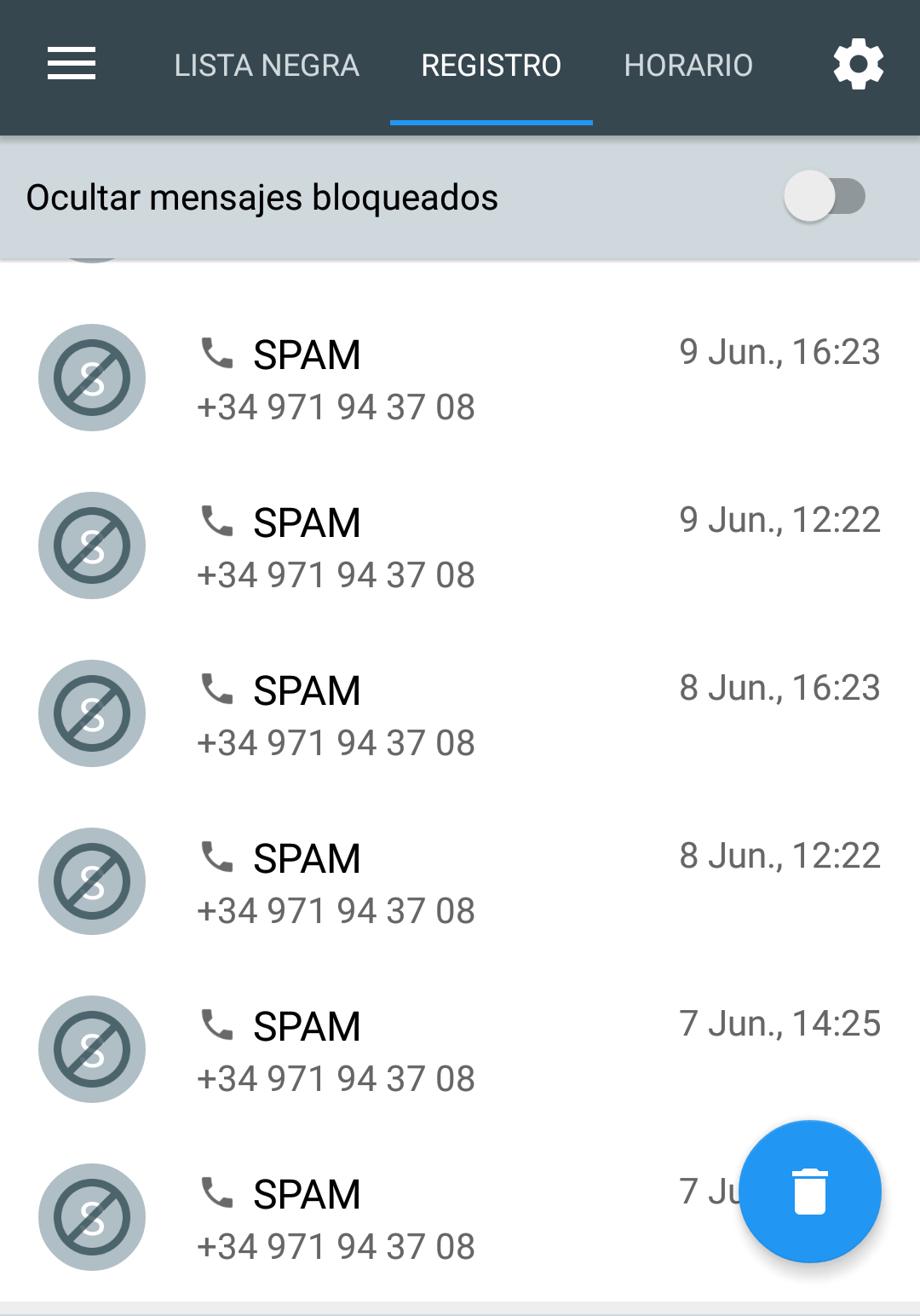 El número de teléfono 971943708 es SPAM.