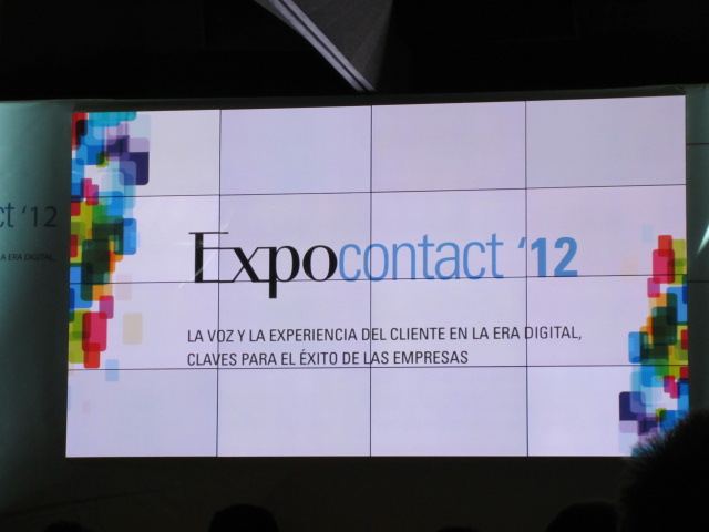 Apertura del Congreso Expocontact12