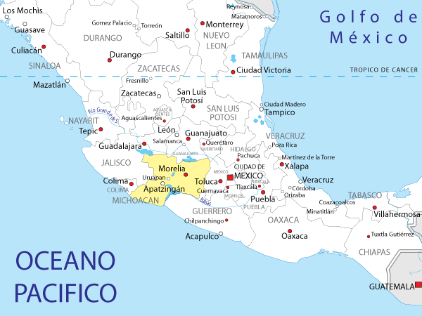 Golpe contra 22 call centers el estado mexicano de Michoacán