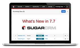 SugarCRM Introduce Funciones de ´CRM Informativo´ en Sugar 7.7