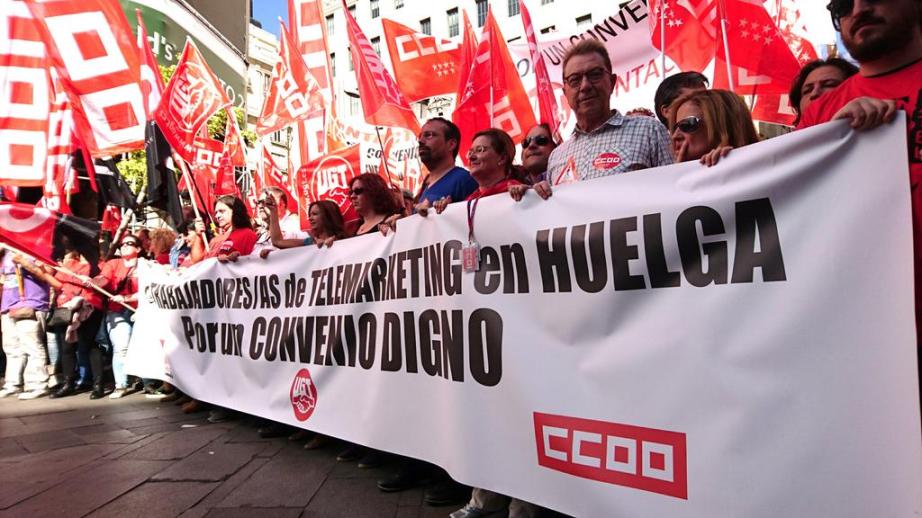 Los sindicatos apuntan que la huelga de teleoperadores tuvo un alto seguimiento